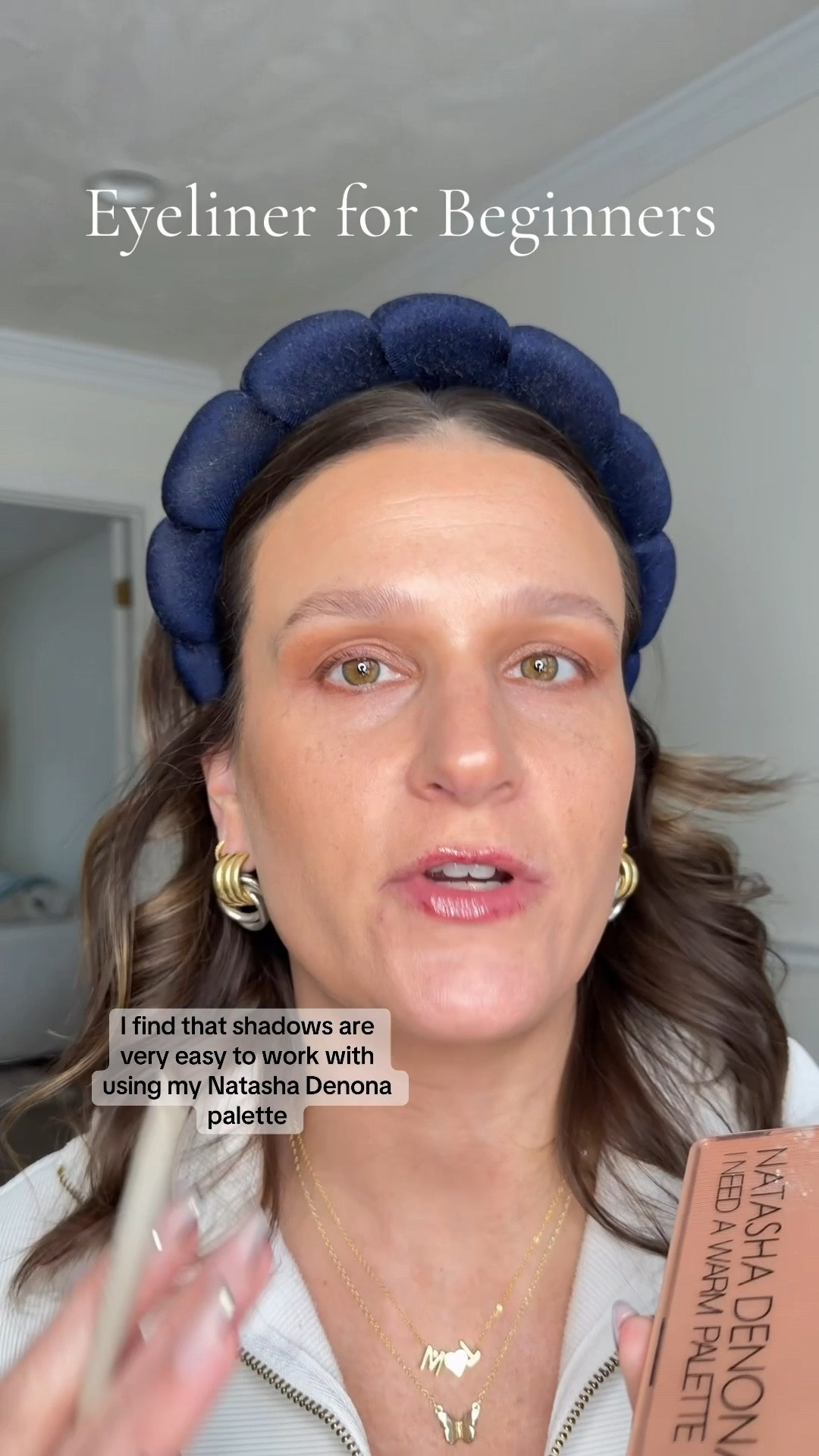 Eye liner for beginners. For this tutorial I used the dark brown shadow in my Natasha Denona Palette, but you can use any powder eyeshadow. For the eyeliner pencil, I used the one from SeneGence. Link to shop in my IG and TikTok profile. The eyeliner brush is the best! It’s from the Morphe collection. 

#LTKgrwm #LTKOver40 #LTKBeauty