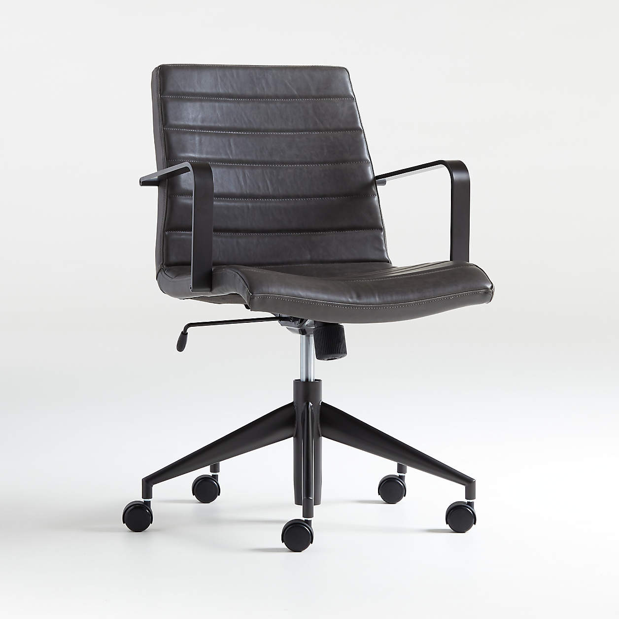 Graham Grey Office Chair + Reviews | Crate & Barrel | Crate & Barrel