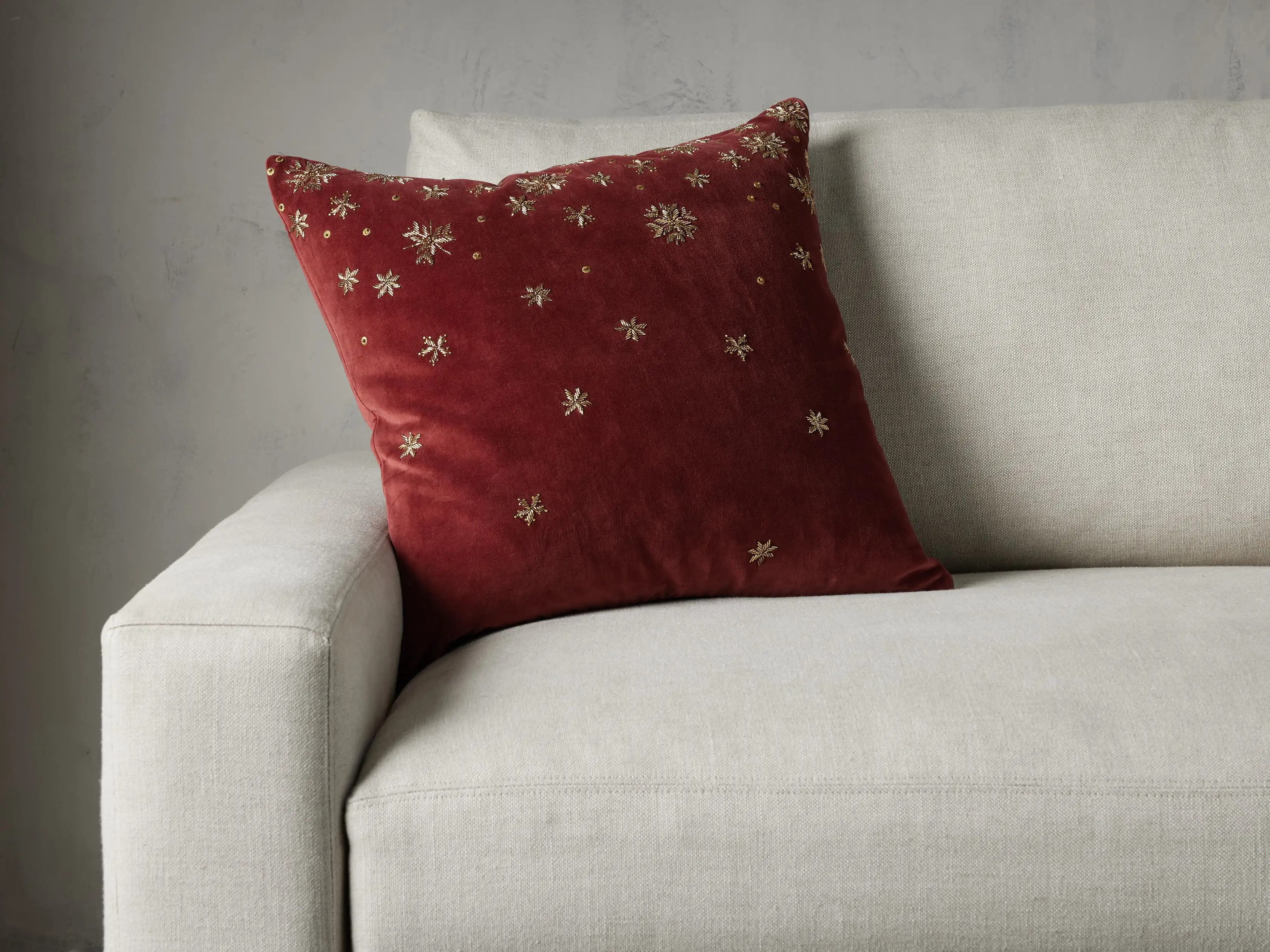 Fallen Snow Pillow Cover | Arhaus