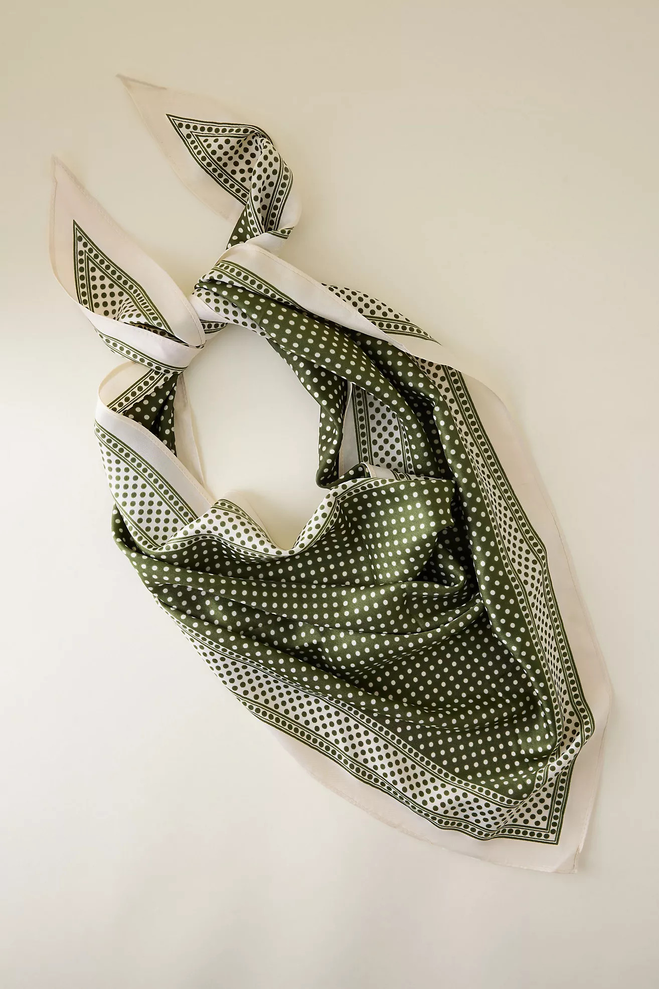 Polka Dot Triangle Headscarf | Anthropologie (UK)