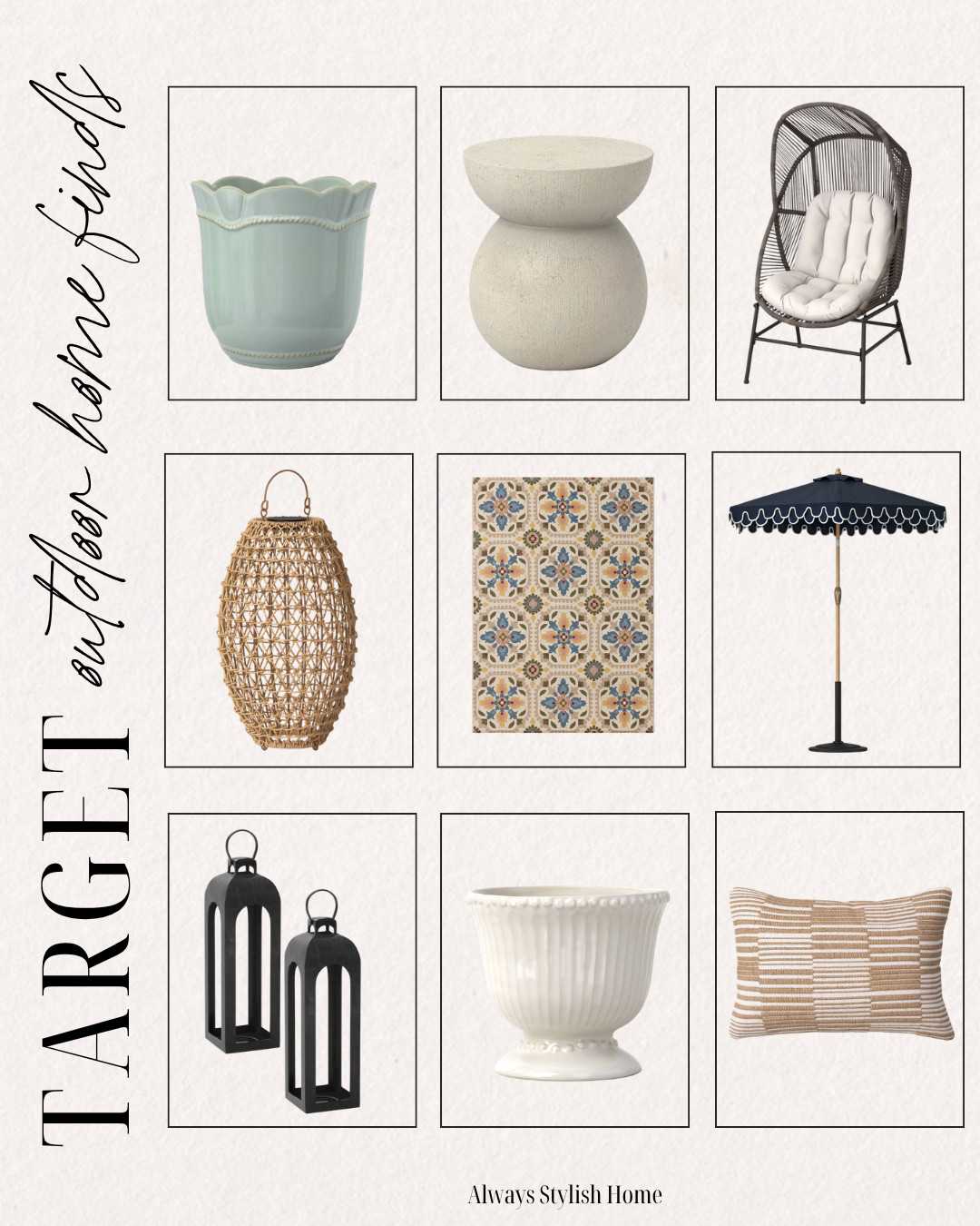 Affordable spring entertaining and outdoor furniture new arrivals 💙 target new arrivals target finds outdoor decor patio threshold, target outdoor patio, target outdoor home finds, new outdoor home finds from target 

 #LTKSeasonal #LTKHome