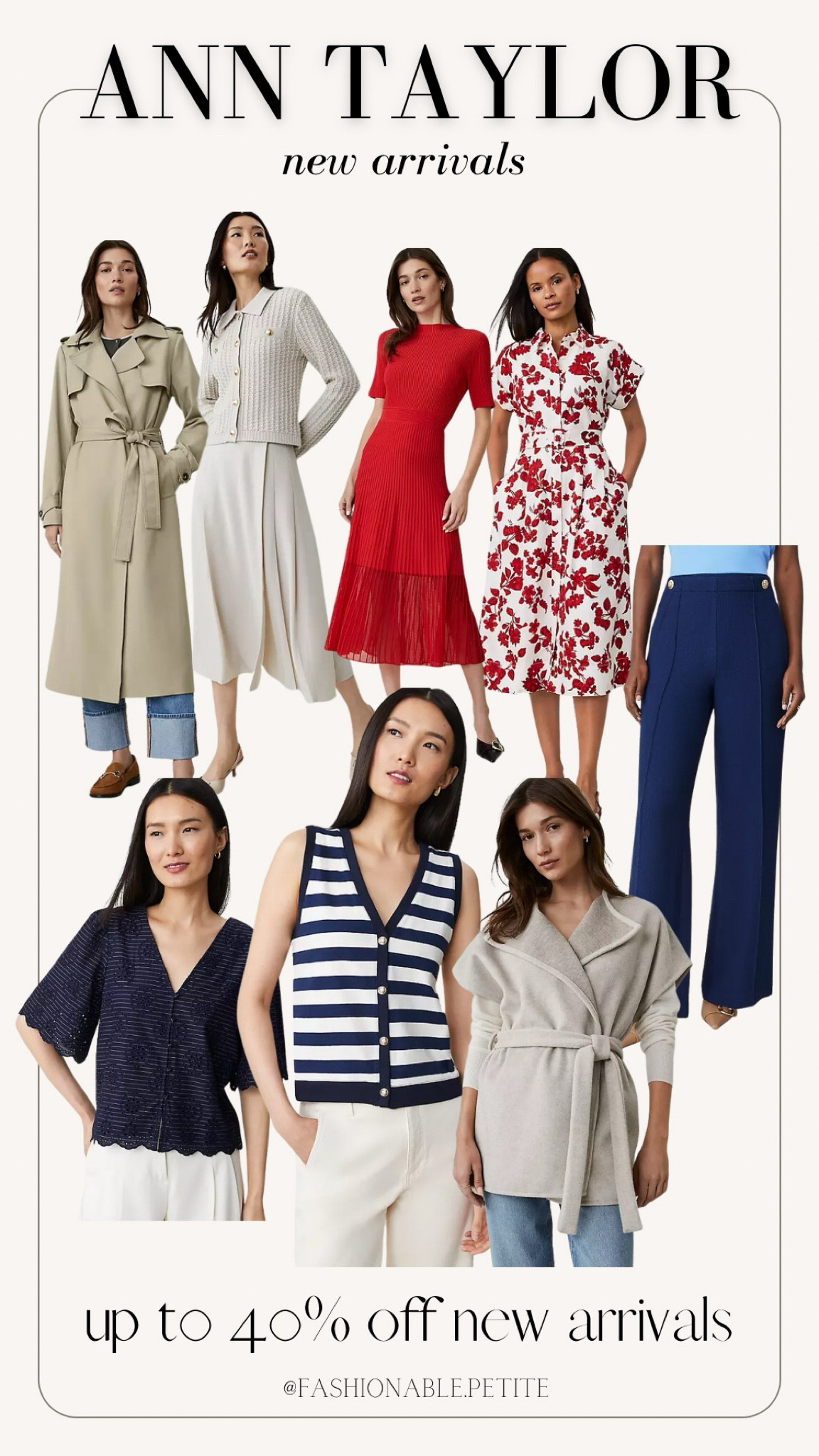 New arrivals from Ann Taylor! I love these red dresses for Valentine’s Day and the petite friendly trench coat!
Winter outfit, petite, dresses, red dress, trench coat, winter fashion 

#LTKSaleAlert