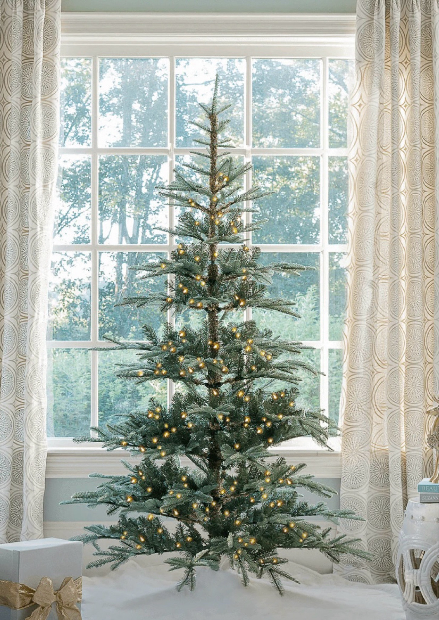 8' King Noble Fir Artificial Christmas Tree with 600 Warm White LED Lights  
Available in 6, 7, 8, & 9 ft!
Absolutely love my King Noble Fir tree. I love the beautiful and realistic look of this tree along with easy set up and take down. No need to plug in each section with power pole technology.
Simply connect our easy-connect sections and plug the cord into the wall.


#LTKHome #LTKSaleAlert #LTKSeasonal