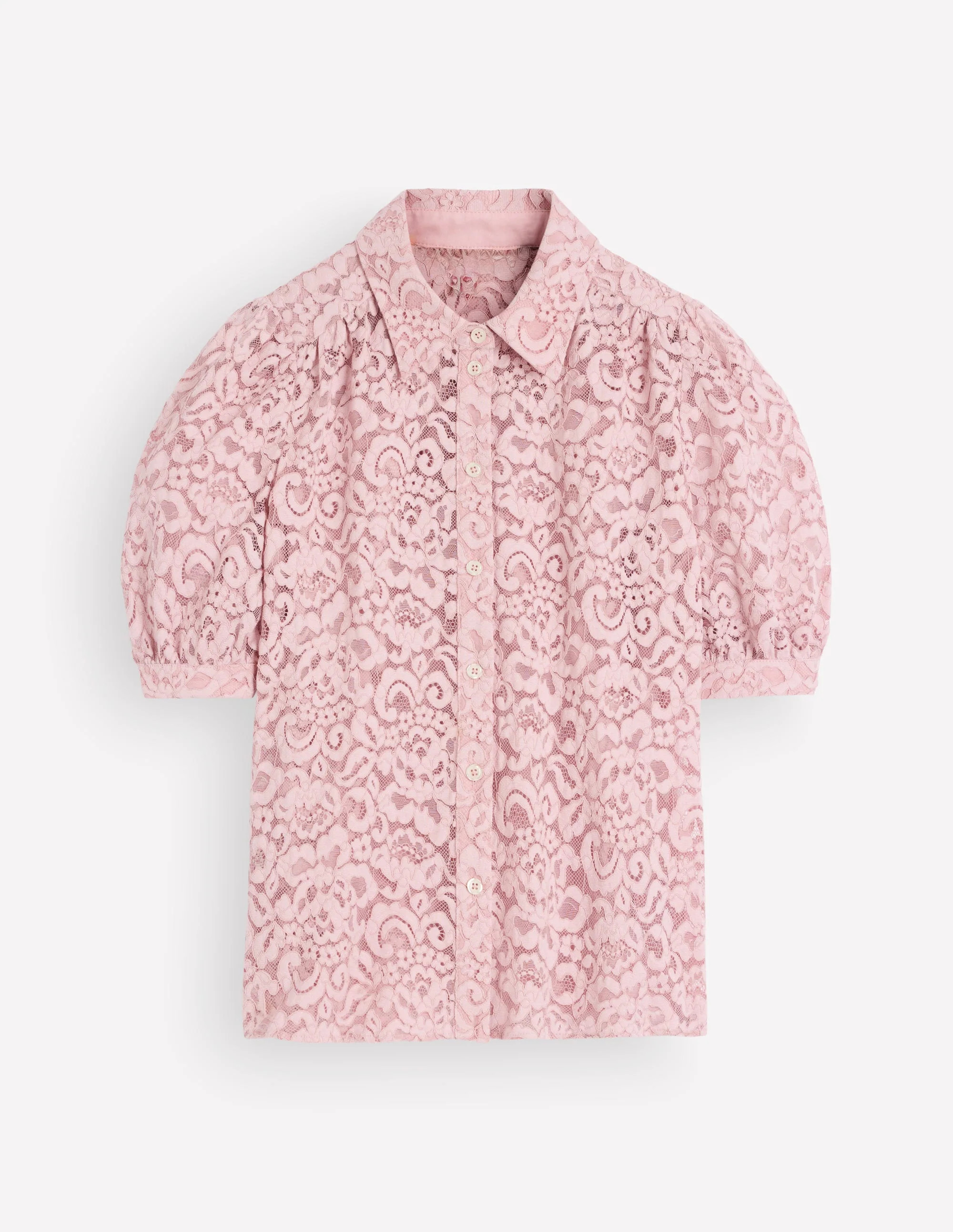 SS Lace Top-Dark Green | Boden (US)