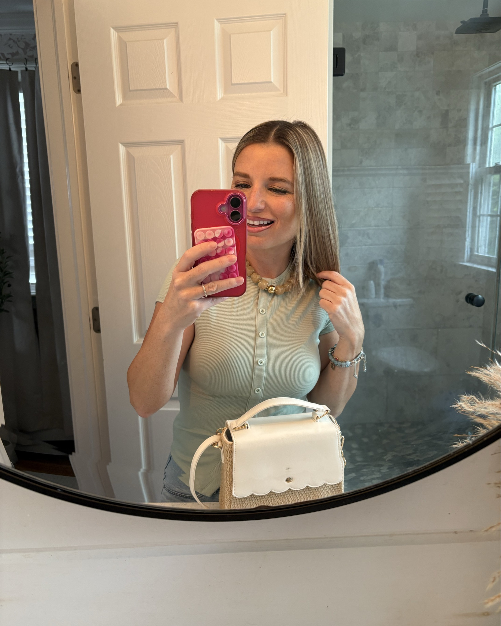 Love these tops. I think I have and have shared every single color. This light green might be my new favorite. I feel like it’s a meadow color. 

Wearing size 0/24 in shorts 

#LTKSaleAlert #LTKootd #LTKPetite