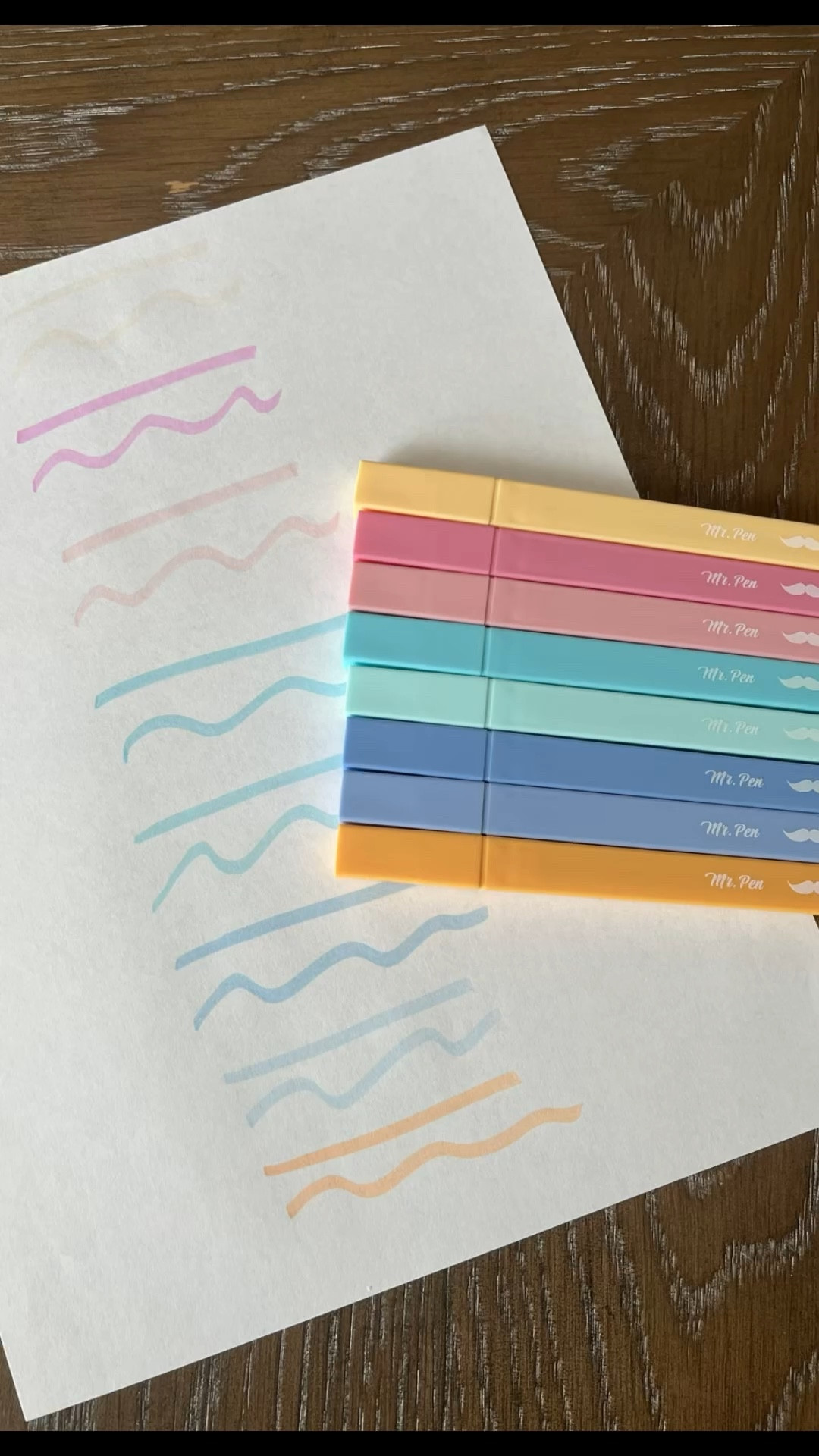 I’m such a fan of Mr. Pen products and these highlighters are at the top of my list! I have bought several packs over the last year because I use them so much that I go through a pack pretty quickly. I mainly use them for Bible highlighting and in my planner and on my calendar to color code various appointments and events. 

The pack used in my review video is “fairytale shades,” but I’ve ordered the pastels and earth tones in the past and have loved them just as much. The colors are stunning! The darker colors do bleed through a little in my Bible, but mainly just the initial contact point of the highlighter to paper. The pastels and lighter colors did not bleed through at all. I don’t have any bleed through issues on my planner paper.

I will continue to buy these over and over again every time I run out because no other highlighters have met my standards like these. These would also be an awesome gift for someone that does Bible study or just enjoys office supplies.

#LTKplanner #planningtools #biblestudy 

#LTKdayinmylife #LTKvlog #LTKFindsUnder50