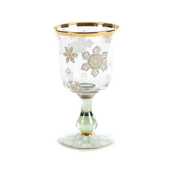 Snowfall Water Glass | MacKenzie-Childs
