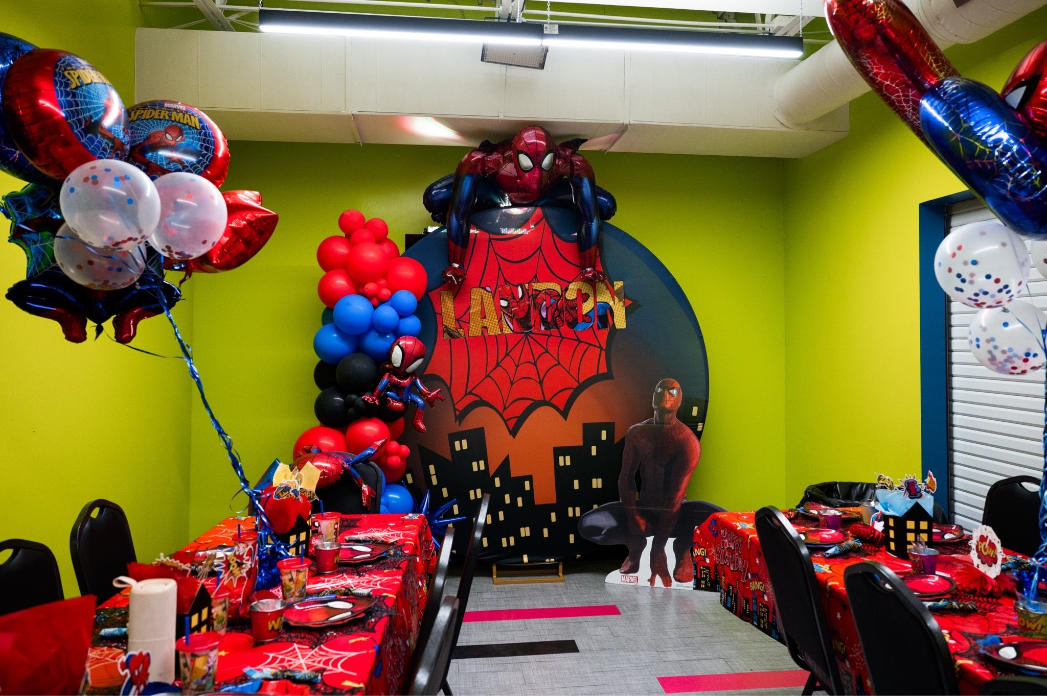 Spiderman birthday party
