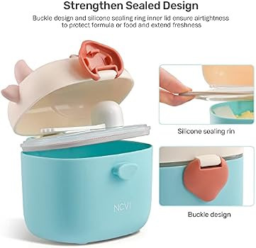 NCVI Baby Formula Dispenser with Scoop and Leveller Portable Storage Formula Containers for Travel,  | Amazon (US)