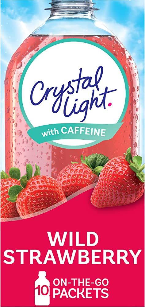 Crystal Light Sugar-Free Wild Strawberry On-The-Go Powdered Drink Mix 120 Count | Amazon (US)