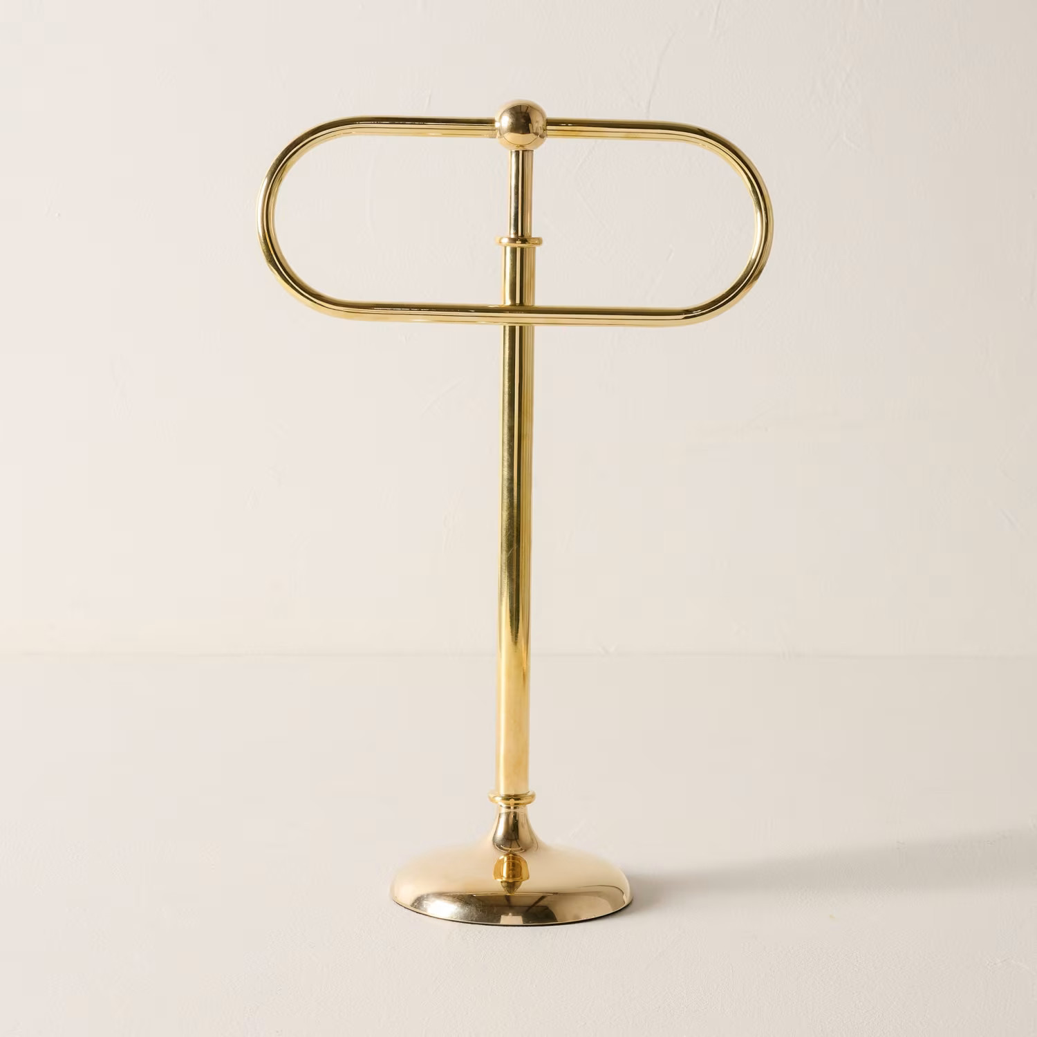 Jules Brass Towel Stand | Magnolia