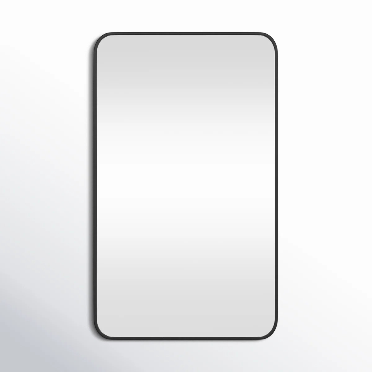 Sabine Metal Rounded Rectangle Wall Mirror | Wayfair North America