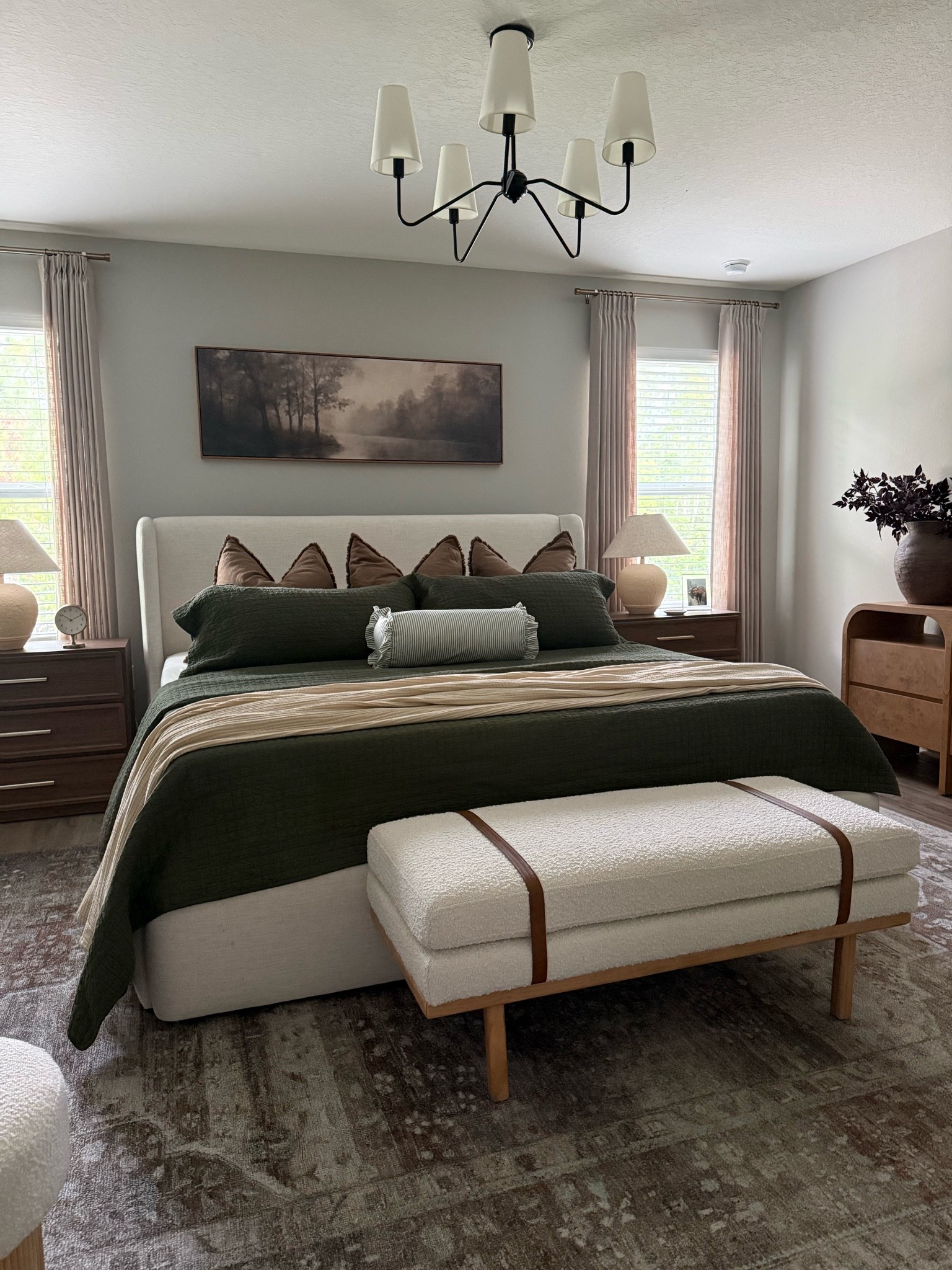 The boucle bench I always come back to.. 😍 perfect size for a queen or king bed (king shown here) 

#ad #wayfair #wayfairpartner @wayfair 

Bedroom inspo, bedroom bench, nightstands, Loloi rugs, wayfair home finds

#LTKHome #LTKSaleAlert