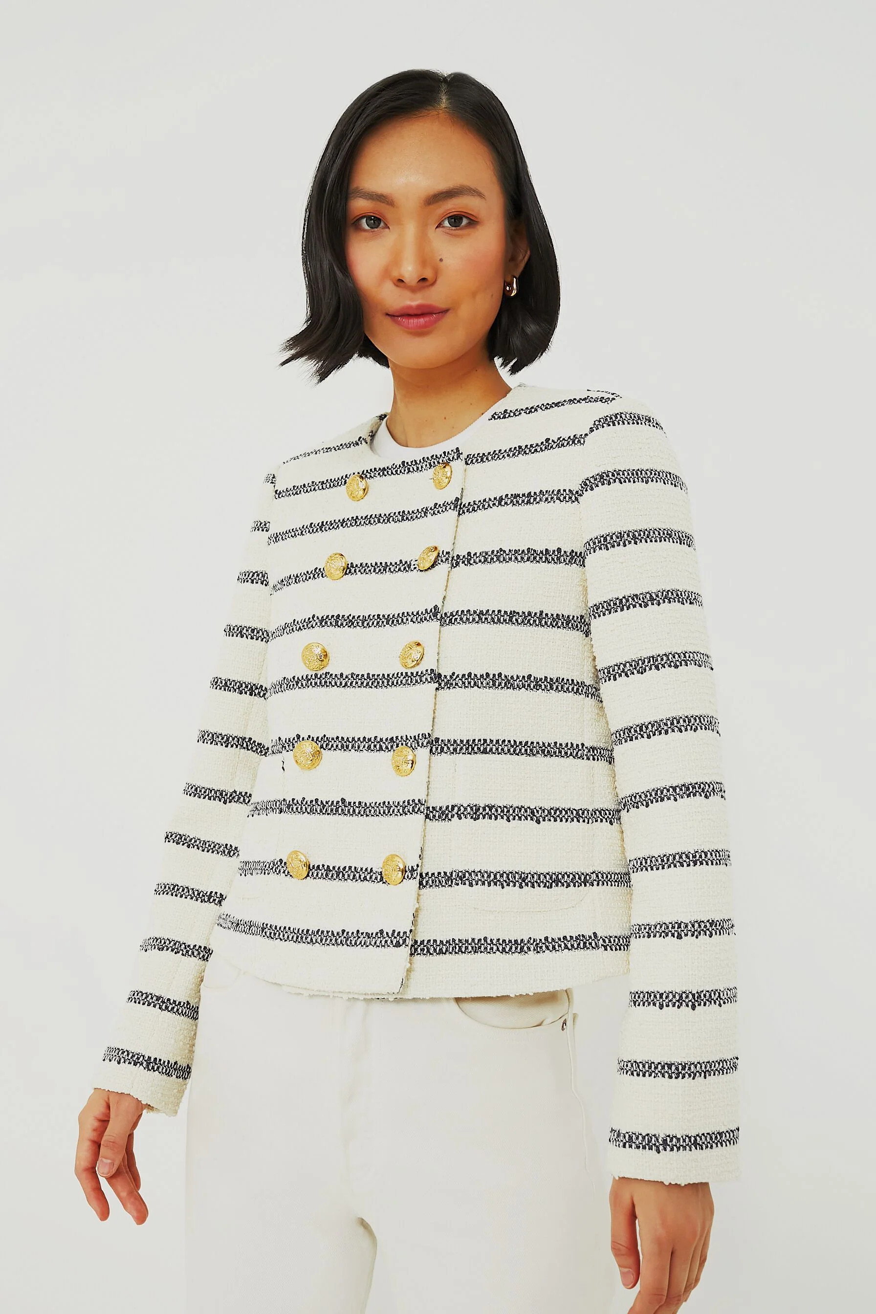 Navy Stripe Marais Jacket | Tuckernuck (US)