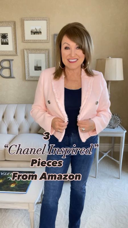 Who doesn’t like a “Chanel Inspired” look? 

I found all three of these pieces on Amazon and love them all. Best of all, they are all under $55. They are chic, elegant and can be dressed up or down. 

A great add to any wardrobe!

#LTKstyletip #LTKover40 #LTKfindsunder100