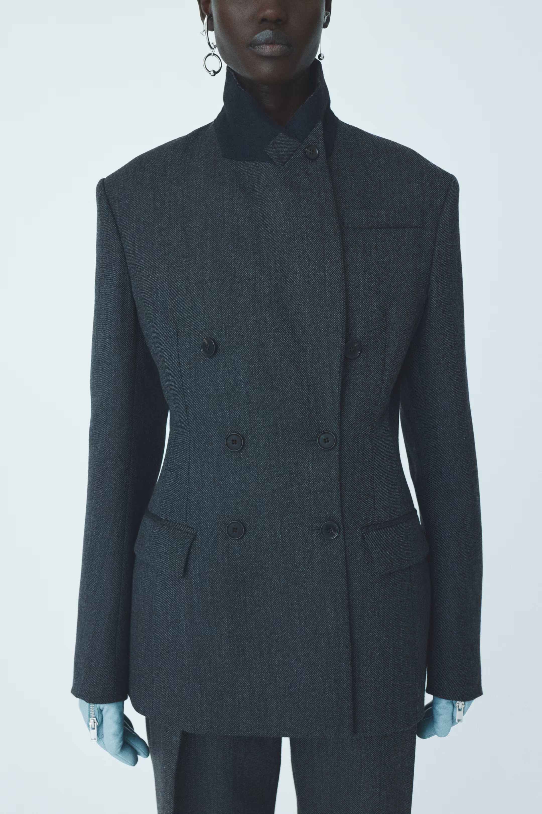 Double-Breasted Wool Blazer | H&M (US + CA)