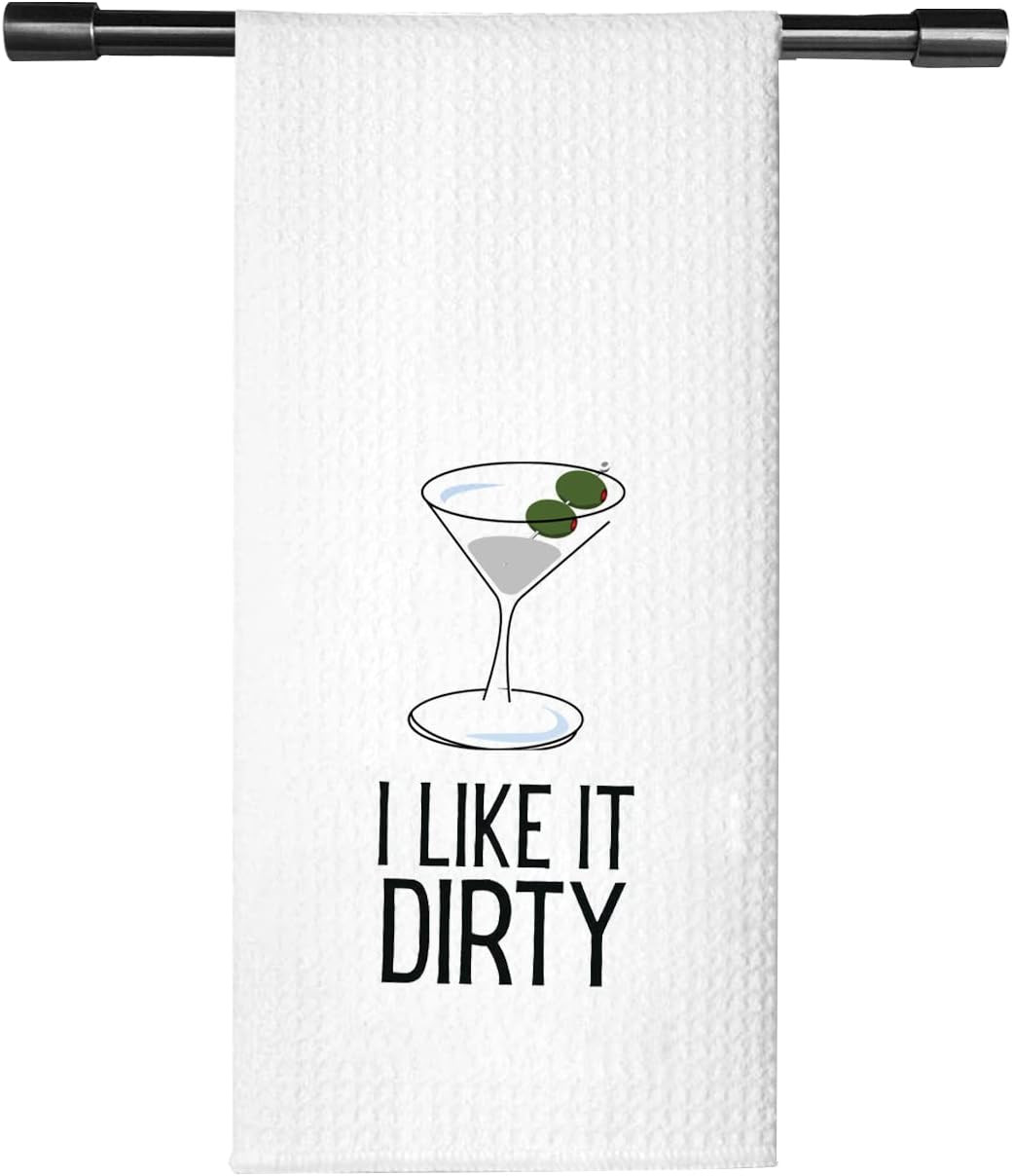 Funny Hostess Bar Towel I Like It Dirty Novelty Kitchen Towel Alcohol Gift Housewarming Gift (LIK... | Amazon (CA)