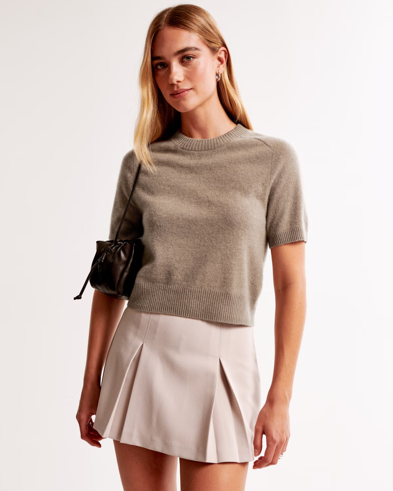 Cashmere Crew Tee | Abercrombie & Fitch (US)