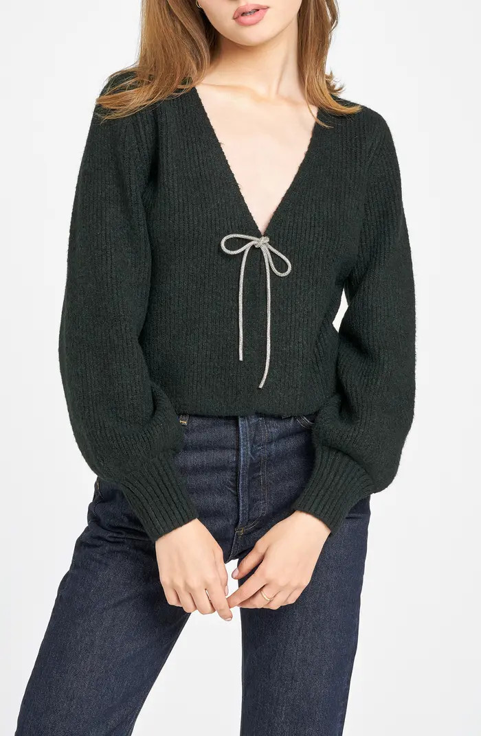 Lila Crystal Tie Cardigan | Nordstrom