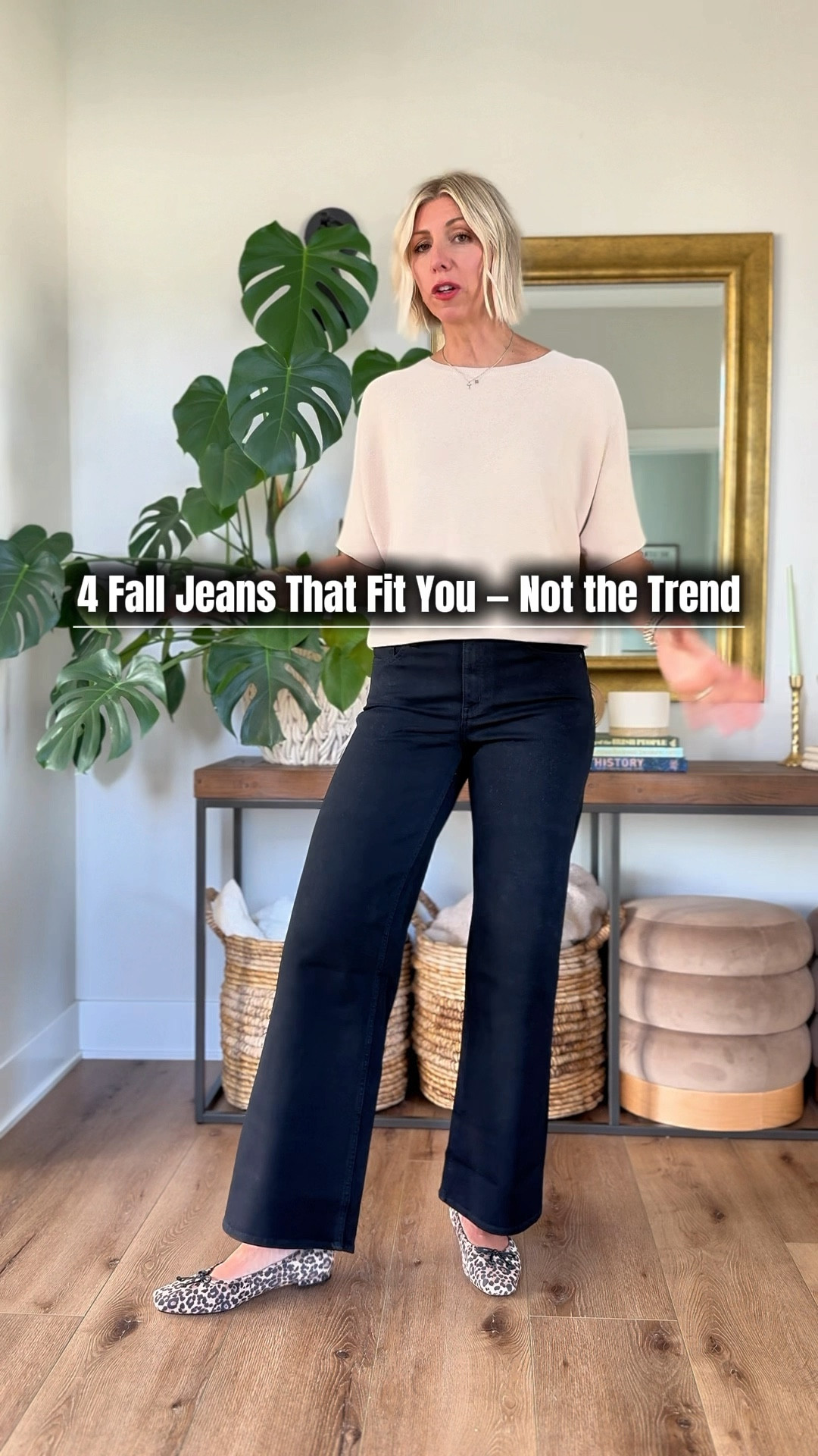 Fall Denim Staples for the Woman Who’s Done Settling 👖
If getting dressed in jeans feels like a struggle lately… it’s probably the cut, not your body. These 4 pairs are my go-to for effortless style this fall:
🖤 Black denim: sleek + dress-up ready
🤍 White wide-leg: crisp + classic
👖 Loose full-length: modern comfort
💙 Dark flares: flattering every time

I styled each to feel chic & wearable—for work, date night, or just feeling pulled together on a Tuesday.

🛍 Tap to shop the exact pairs I trust + how I wear them IRL. #LTKFallFashion #FallStyleOver40



#LTKStyleTip #LTKFindsUnder100 #LTKOver40