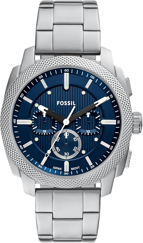 Fossil Men's Watch, Machine Stainless Steel Chronograph Watch for Men | Amazon (US)