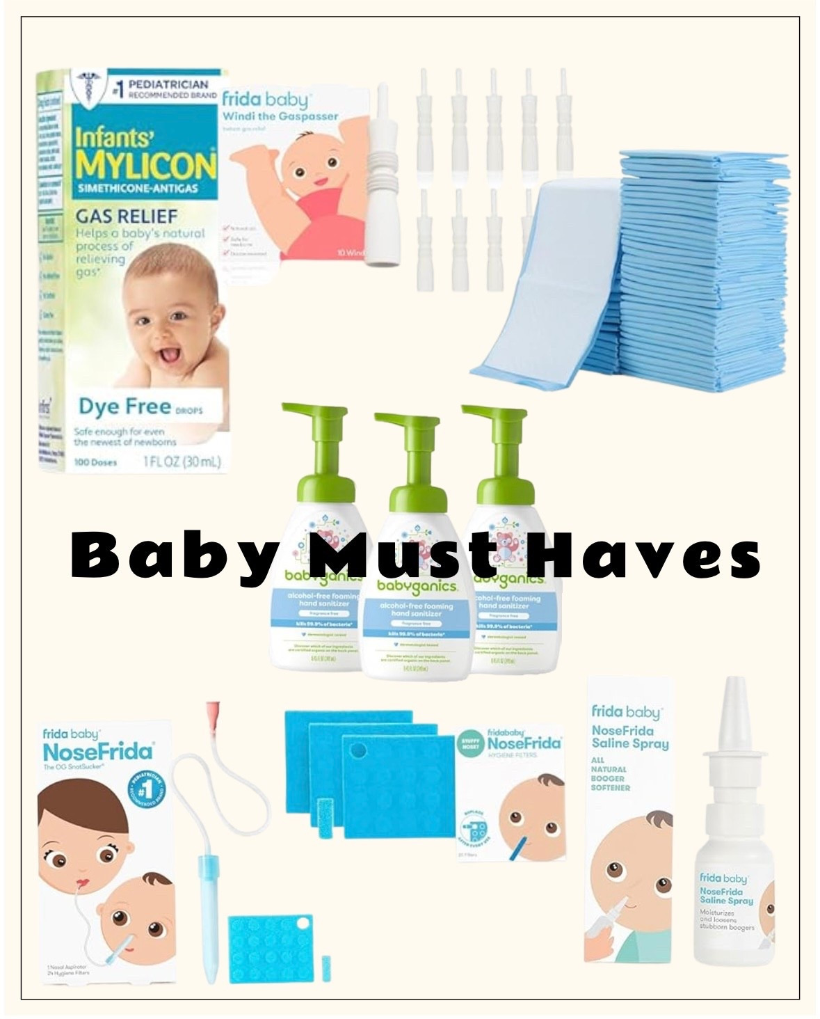 Baby must haves during sick season! 

Frida Baby, NoseFrida, Baby Health, Snot Sucker, Baby Saline Spray, Disposable Changing Pads, Gas Passer, Infant Gas Relief

#LTKBaby #LTKSeasonal #LTKmomlife