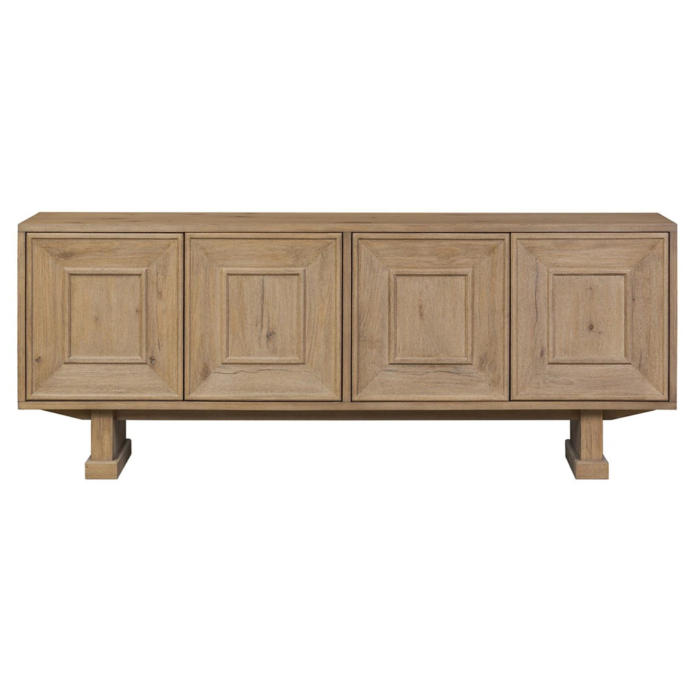 Mirra Modern Classic Drifted Oak Sideboard | Kathy Kuo Home