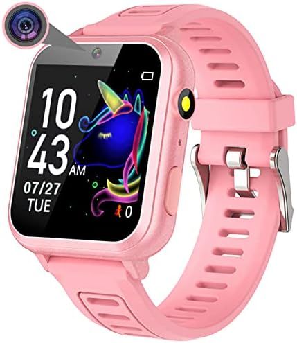 Smart Watch for Kids, Gift for Girls Age 6-12, 24 Puzzle Games HD Touchscreen Kids Watches with MP3  | Amazon (US)