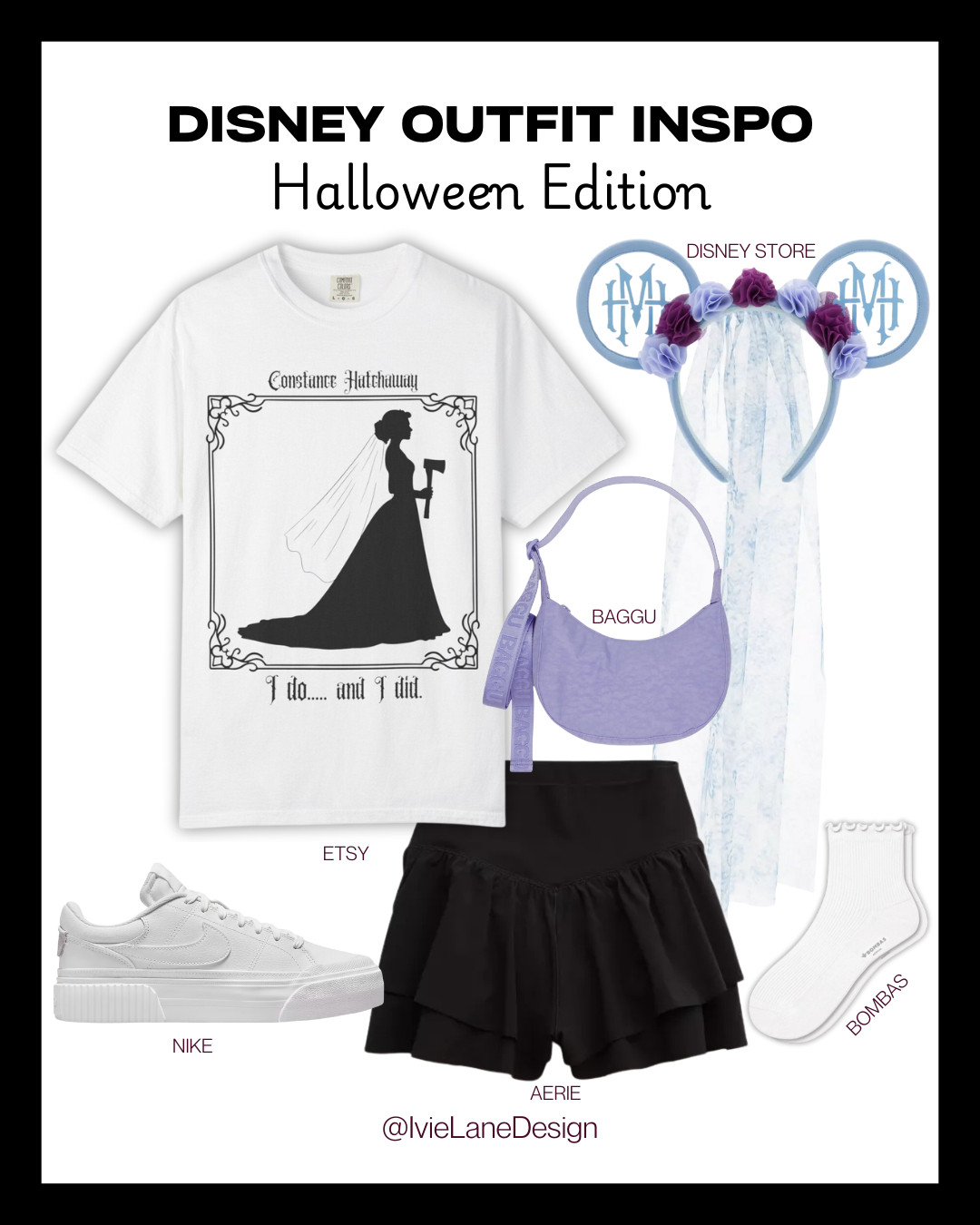 Foolish mortals, but make it fashion.
Channeling all the spooky vibes in this Haunted Mansion-inspired Halloween look at Disneyland! This outfit is perfect for trick-or-treating down Main Street or posing with hitchhiking ghosts.
Tap to shop the look and haunt in style! 

 #LTKSeasonal #LTKTravel #LTKFamily
