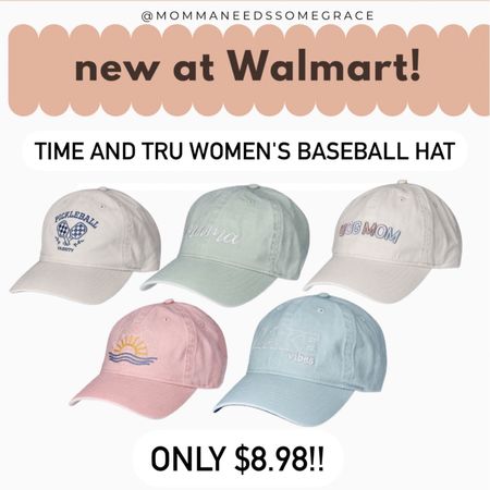New baseball hats at Walmart! 

#LTKstyletip #LTKfindsunder100 #LTKSeasonal