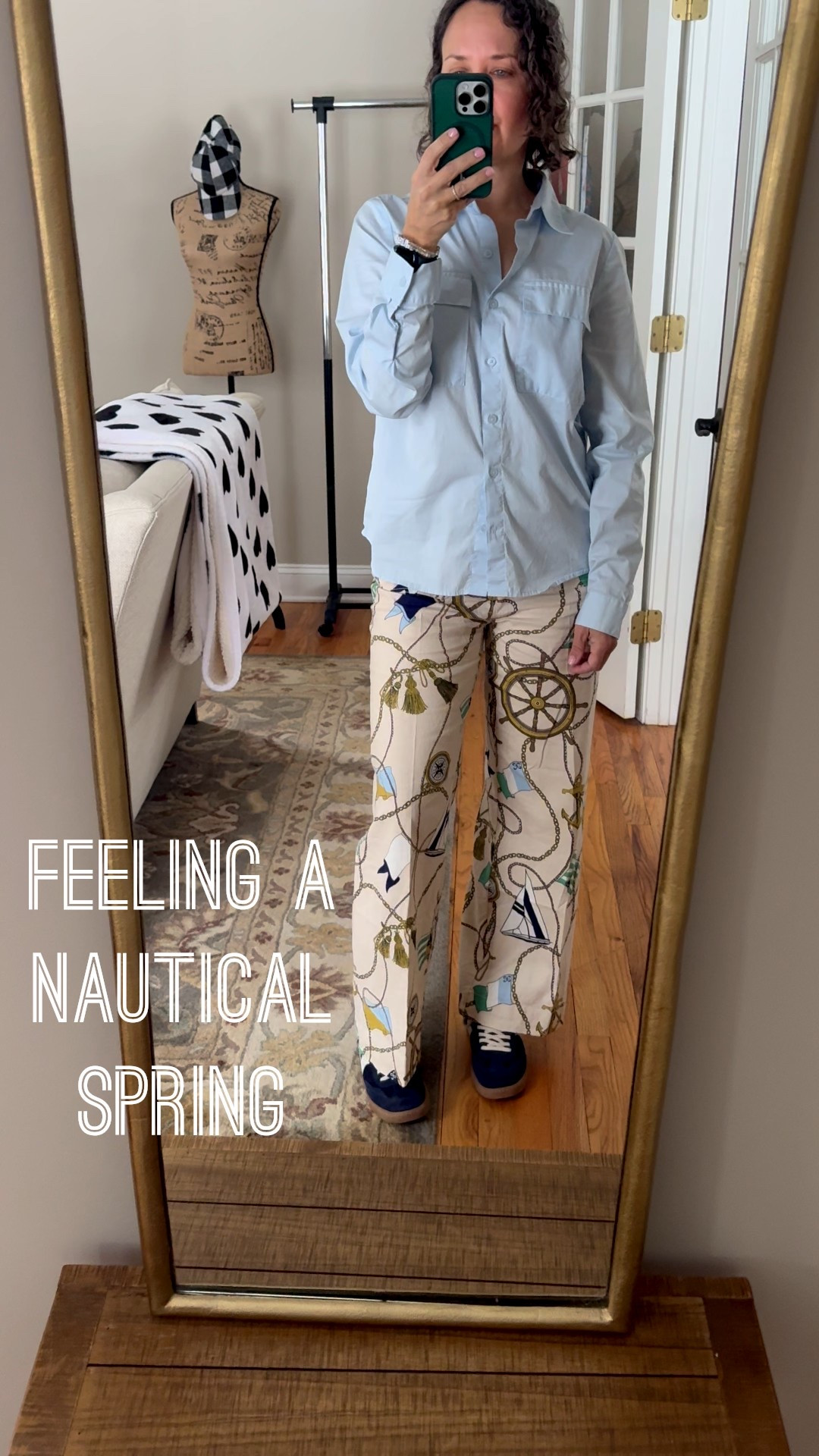 Nautical vibes, feeling the spring trend. 

#LTKSeasonal #LTKOver40