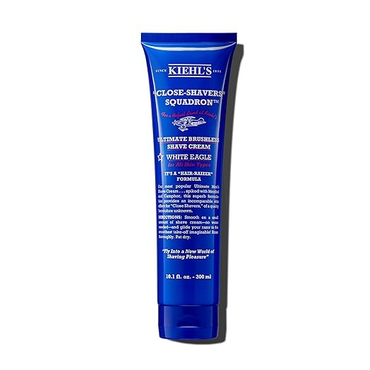 Kiehl's Ultimate Brushless Shave Cream with Menthol White Eagle, for All Skin Types, with Menthol... | Amazon (US)