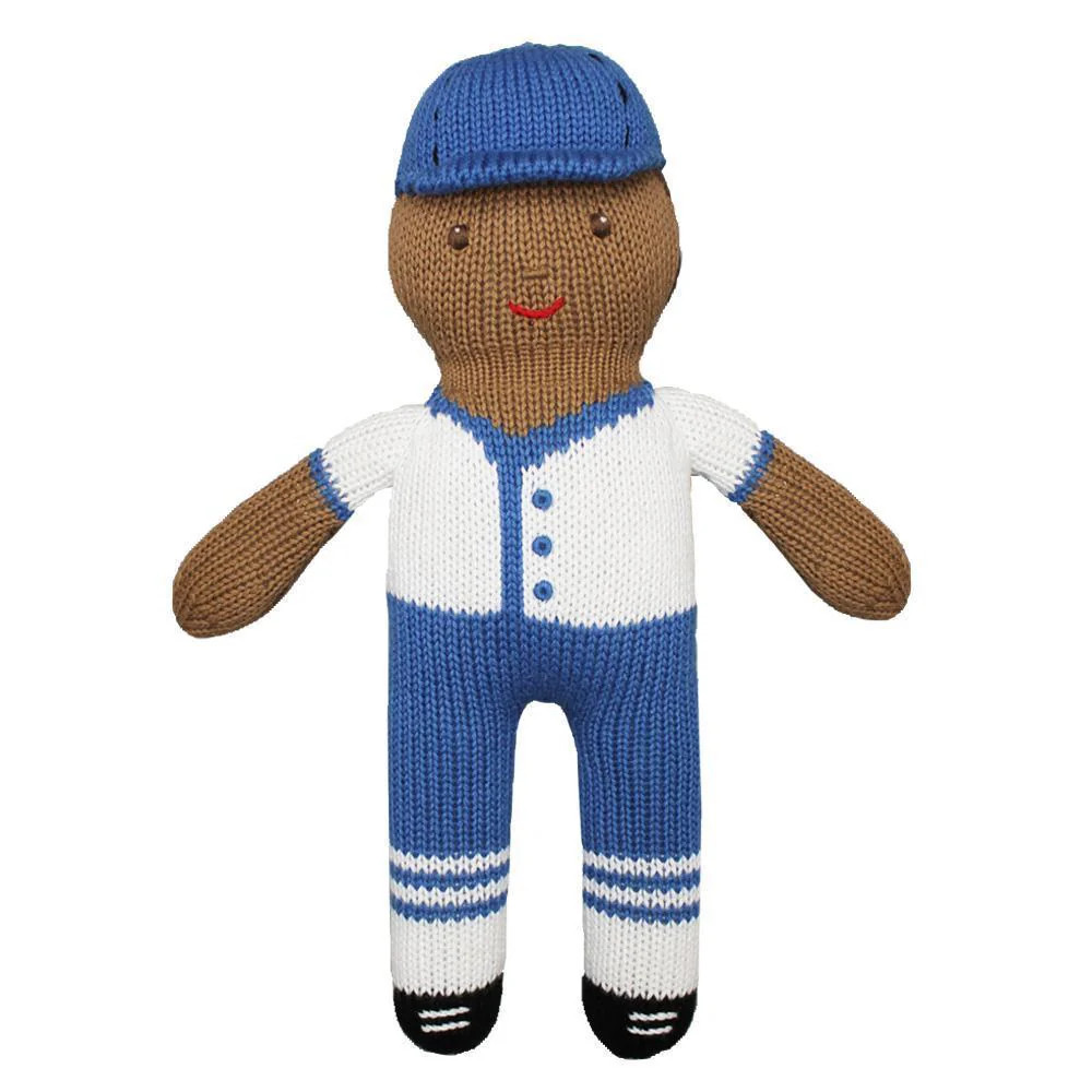 Knit Baseball Player | JoJo Mommy