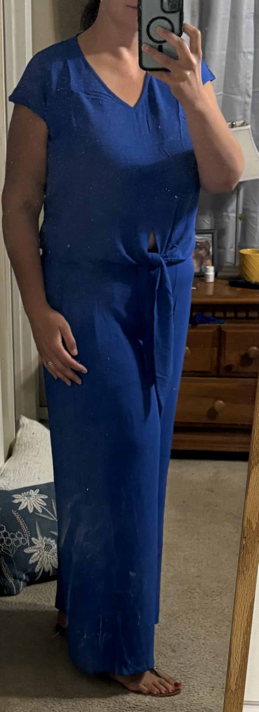 PRETTYGARDEN Women's Summer 2 Piece Outfits 2025 Cap Sleeve V Neck Belted Crop Tops Wide Leg Pant... | Amazon (US)