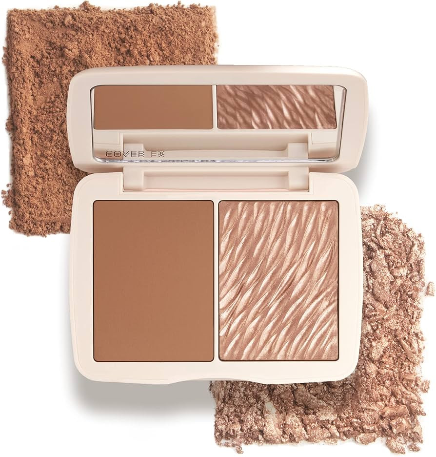 COVER FX Monochromatic Bronzer Duo - Sunkissed Bronze - Soft Matte and Luminous Shimmer Powder Br... | Amazon (US)