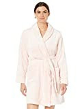 Amazon Essentials Women's Mid-Length Plush Robe, Soft Pink, X-Large | Amazon (US)
