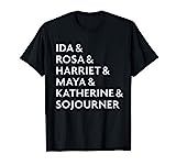 Black History Shirt - Inspirational Black Women in History T-Shirt | Amazon (US)