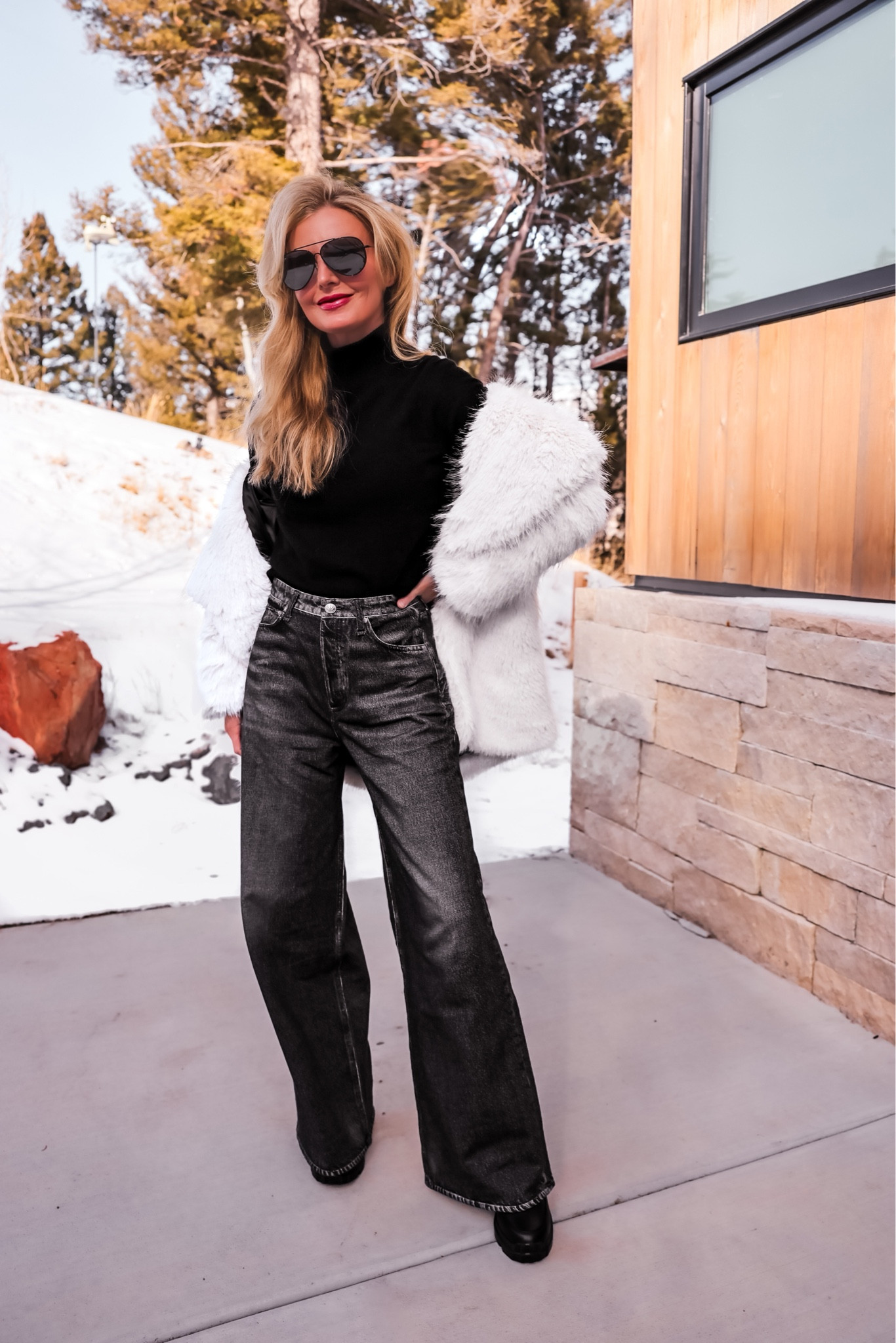 These “jeans” from @bloomingdales LOOK like regular wide-leg jeans… but FEEL like sweatpants!!! 💃✨
#bloomingdales #ad

The material is super soft with a lightweight fleece-like lining, they have an elastic waistband, they have a flattering wide-leg that’s very modern and on-trend, and… they have the look of jeans printed on them. This pair has a real button and zipper, so they look extra convincing… but they’re basically lounge pants that  look like jeans! Just trust me… they’re amazing! Fit runs true to size. 

If you’re looking for the perfect holiday gift for the fashionista who has everything… this is it!!! I have 5 pairs now! 

~Erin xo 

#LTKGiftGuide #LTKStyleTip #LTKSeasonal