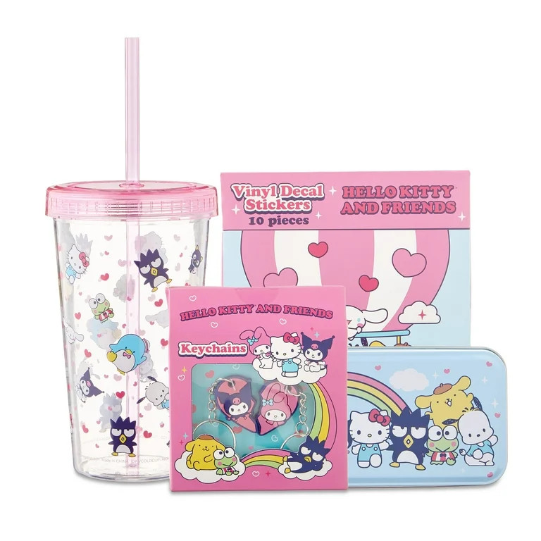 Hello Kitty and Friends Puffy Bag Valentines Gift Set | Walmart (US)