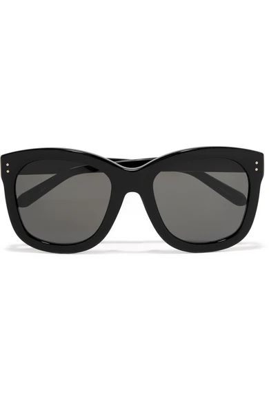Linda Farrow - Oversized Square-frame Acetate Sunglasses - Black | NET-A-PORTER (UK & EU)