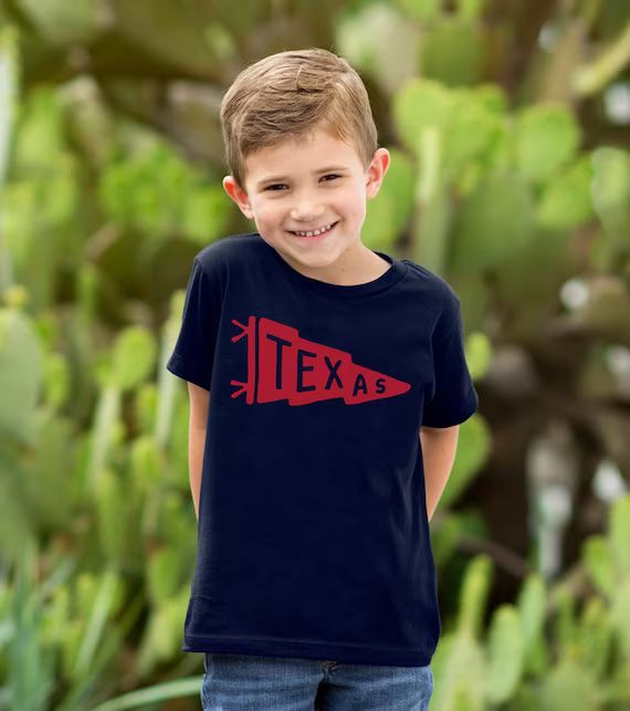 TEXAS PENNANT T-SHIRT / Texas Shirt / Youth / Toddler / Tx | Etsy (US)