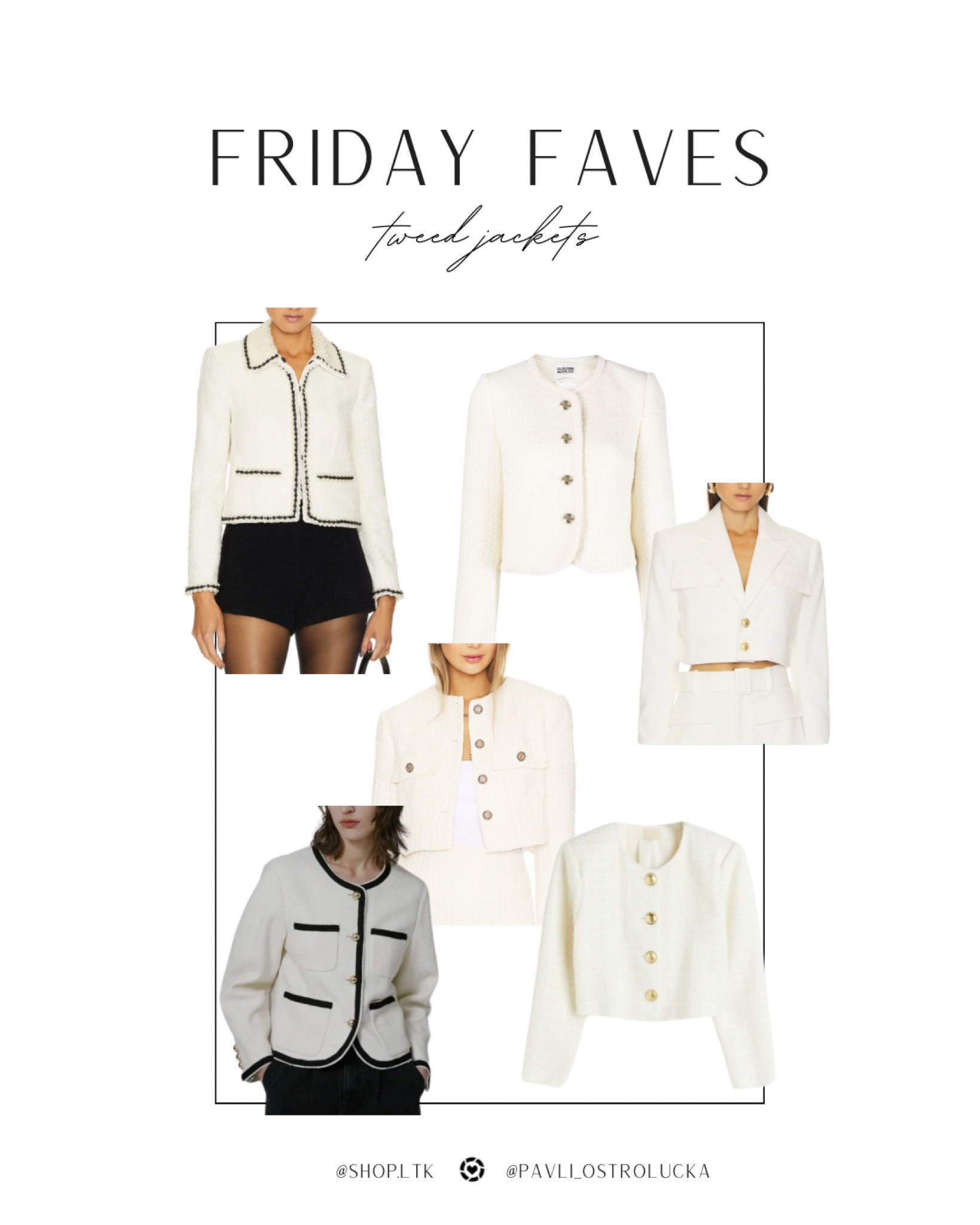 Best white tweed jacket finds 🤍✨ 

#LTKworkwear #LTKstyletip #LTKCyberWeek