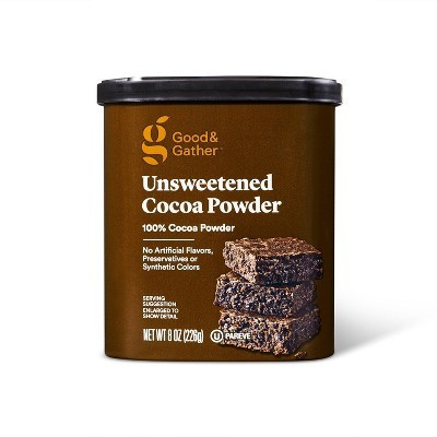 Natural Unsweetened Cocoa Powder - 8oz - Good & Gather™ | Target