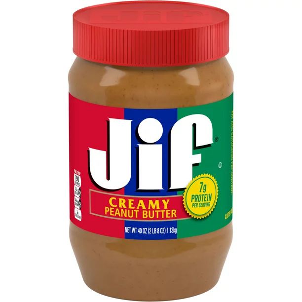 Jif Creamy Peanut Butter, 40-Ounce Jar - Walmart.com | Walmart (US)