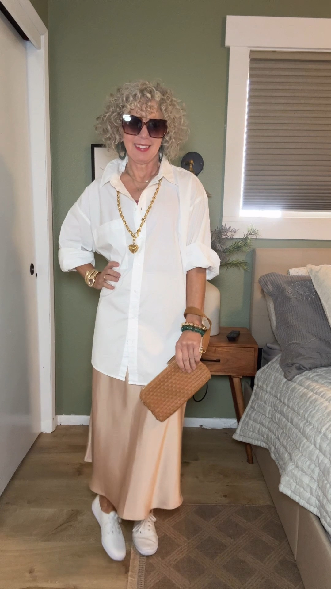 I had a request to style an oversized white button up 🤍