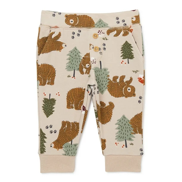 Garanimals Baby Boy French Terry Jogger, Sizes 0-24 Months | Walmart (US)