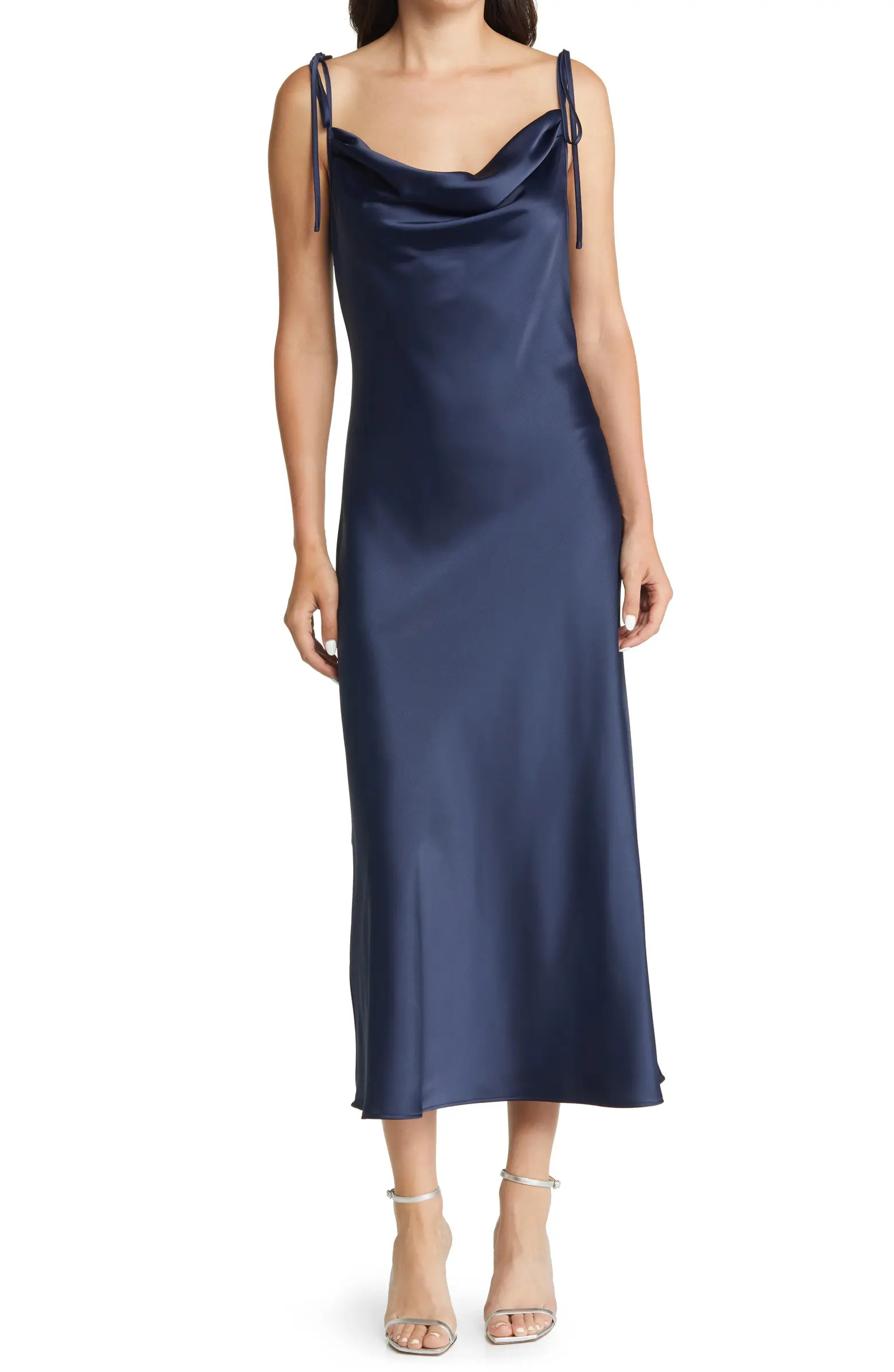 The Beverly Cowl Neck Midi Dress | Nordstrom