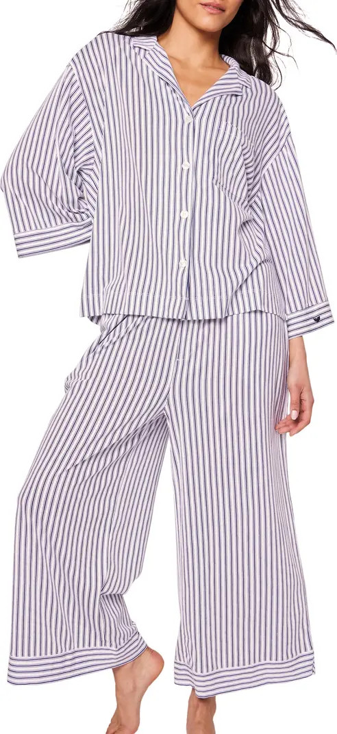 Olivia Wide Leg Pima Cotton Pajamas | Nordstrom