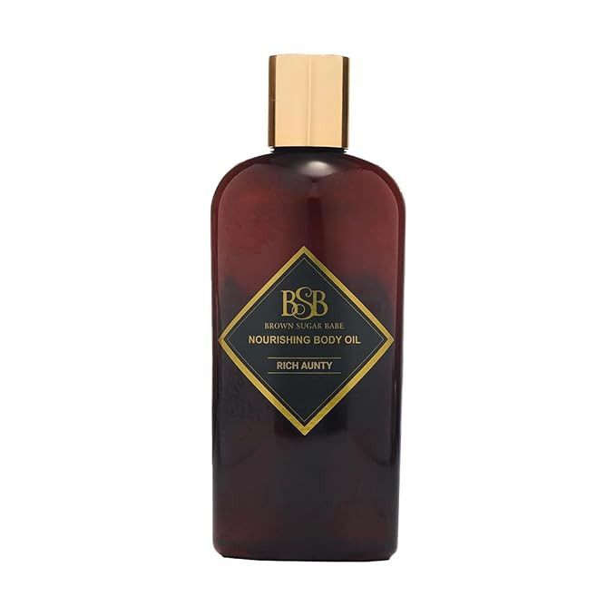 Brown Sugar Babe Rich Aunty Body Oil, Nourishing Skin Care with Almond, Avocado, Olive, Grape See... | Amazon (US)