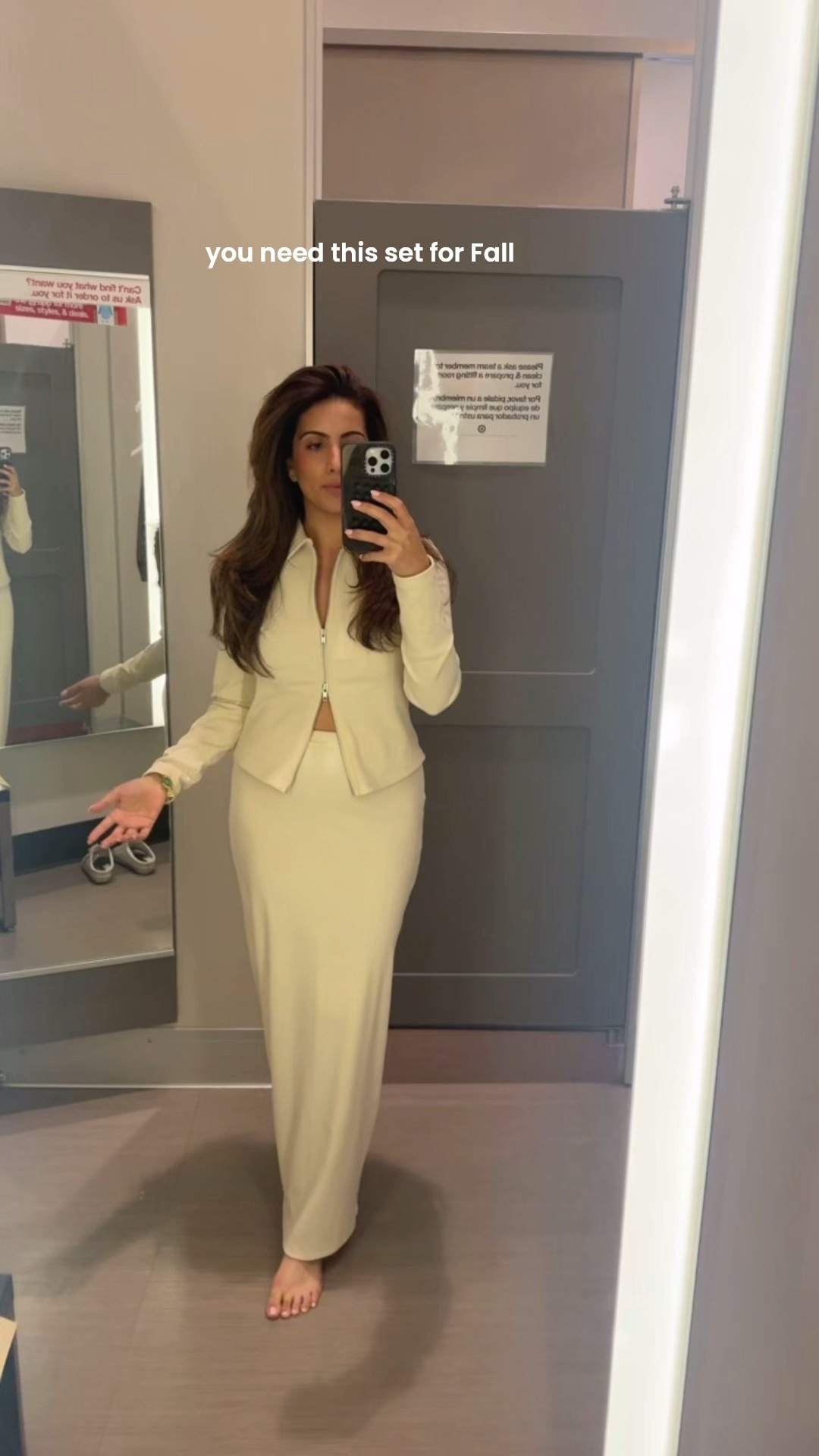 Medium in jacket and small in skirt! I said small in the video for the jacket but it’s a M! 

#LTKStyleTip #LTKFindsUnder50